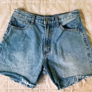 Brandy Melville J. Halt High-Rise Denim Shorts